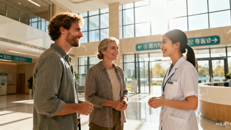 外国人来中国就医火了,美国女孩打飞的到上海治病,不用再等两个月,花费1364元,回国能报销